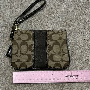 Coach small wristlet